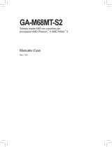 Gigabyte GA-M68MT-S2 Manuale del proprietario