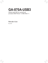 Gigabyte GA-870A-USB3 Manuale del proprietario