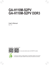 Gigabyte GA-H110M-S2PV Manuale del proprietario