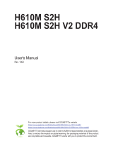 Gigabyte H610M S2H V2 DDR4 Manuale del proprietario
