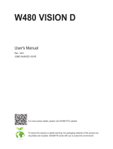 Gigabyte W480 VISION D Manuale del proprietario