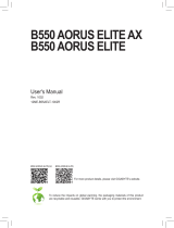 Gigabyte B550 AORUS ELITE Manuale del proprietario