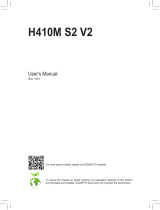 GIGA-BYTE TECHNOLOGY H410M DS2V V2 Manuale utente