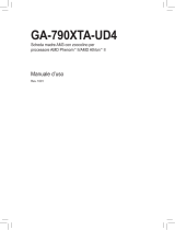 Gigabyte GA-790XTA-UD4 Manuale del proprietario