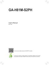 Gigabyte GA-H81M-S2PH Manuale del proprietario