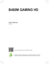 Gigabyte B460M GAMING HD Manuale del proprietario