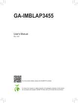 Gigabyte GA-IMBLAP3455 Manuale del proprietario