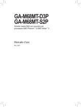 Gigabyte GA-M68MT-D3P Manuale del proprietario
