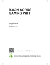 Gigabyte B360N AORUS GAMING WIFI Manuale utente