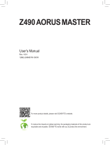 Gigabyte Z490 AORUS MASTER Manuale del proprietario