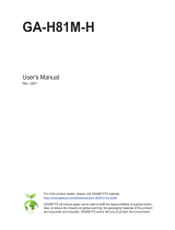 Gigabyte GA-H81M-H Manuale del proprietario