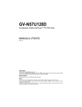 Gigabyte GV-N57U128D Manuale del proprietario