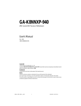 Gigabyte GA-K8NNXP-940 Manuale del proprietario