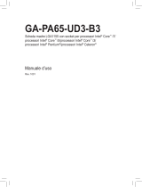 Gigabyte GA-PA65-UD3-B3 Manuale del proprietario