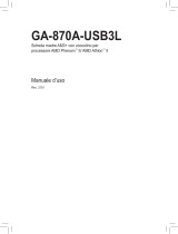 Gigabyte GA-870A-USB3L Manuale del proprietario