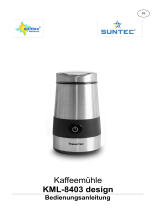 Suntec Wellness COFFEE MILL KML-8403 DESIGN Manuale del proprietario