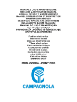 CAMPAGNOLA 0310.0303 Batteria+Forbice Cobra – Pony PRO Manuale del proprietario