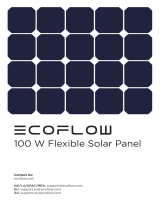 EcoFlow 100 W Flexible Solar Panel Manuale utente
