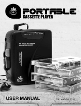 GPO Retro Personal Cassette Player Manuale utente