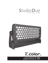 STUDIO DUE T-COLOR 6C RGBWA+UV Manuale utente