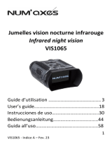Num'axes VIS1065 infrared night vision binocular Guida utente