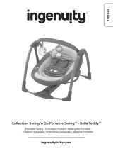 ingenuity Boutique Collection Swing 'n Go Portable Swing - Bella Teddy Manuale del proprietario