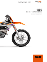 KTM 350 SX-F Manuale del proprietario