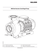 Sulzer SKS End-Suction Centrifugal Pump Manuale utente