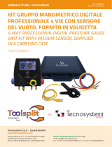 Tecnosystemi 4-way professional digital pressure gauge unit kit Manuale del proprietario