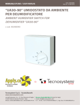 Tecnosystemi UA30-90 Ambient humidifier switch Manuale del proprietario