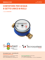 Tecnosystemi 8-roller single jet water counter Manuale del proprietario