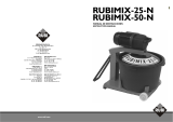 Rubi RUBIMIX-50-N 230V-50Hz mortar mixer Manuale del proprietario