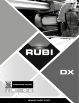 Rubi DX-350-N 1000 380V 50Hz 3F Laser&Level Electric cutter Manuale del proprietario
