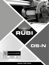 Rubi Tile Saw DS-250 N 1500 Laser&Level 220V-60HZ inch & CPX Manuale del proprietario