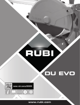 Rubi DU-200 EVO 650 120V 60Hz tile saw Manuale del proprietario