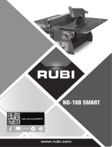 Rubi Tile Saw ND-180 SMART 120V 60HZ Manuale del proprietario