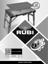 Rubi Folding work bench 4 in 1 Manuale del proprietario