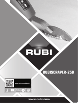 Rubi RUBISCRAPER-250 230V-50Hz Joint scraper. Manuale del proprietario