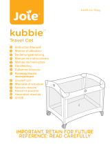 Joie Kubbie Travel Cot Manuale utente