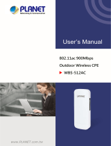 Planet WBS-512AC Manuale utente