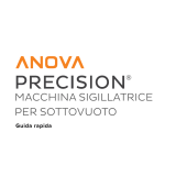 Anova Precision® Chamber Vacuum Sealer Guida Rapida