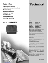 Panasonic SHEX1200 Manuale del proprietario