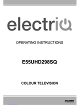 ElectrIQ E55UHD298SQ Operating Instructions Manual