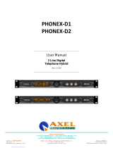 Axel PHONEX-D1 Manuale utente