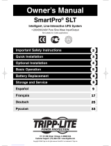 Tripp Lite SmartOnline 220/230/240V Input/Output Manuale del proprietario