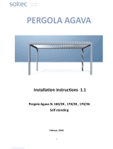 SOLTEC Pergola Agava SL 170/28 Installation Instructions Manual