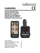 Velleman CARSFM1 Manuale utente