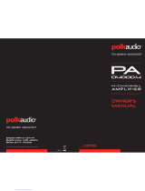 Polk Audio PA D4000.4 Manuale del proprietario