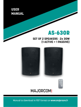 Majorcom: AS-630R Manuale utente