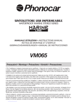 Phonocar WATERPROOF MARINE STEREO SERIES Manuale utente